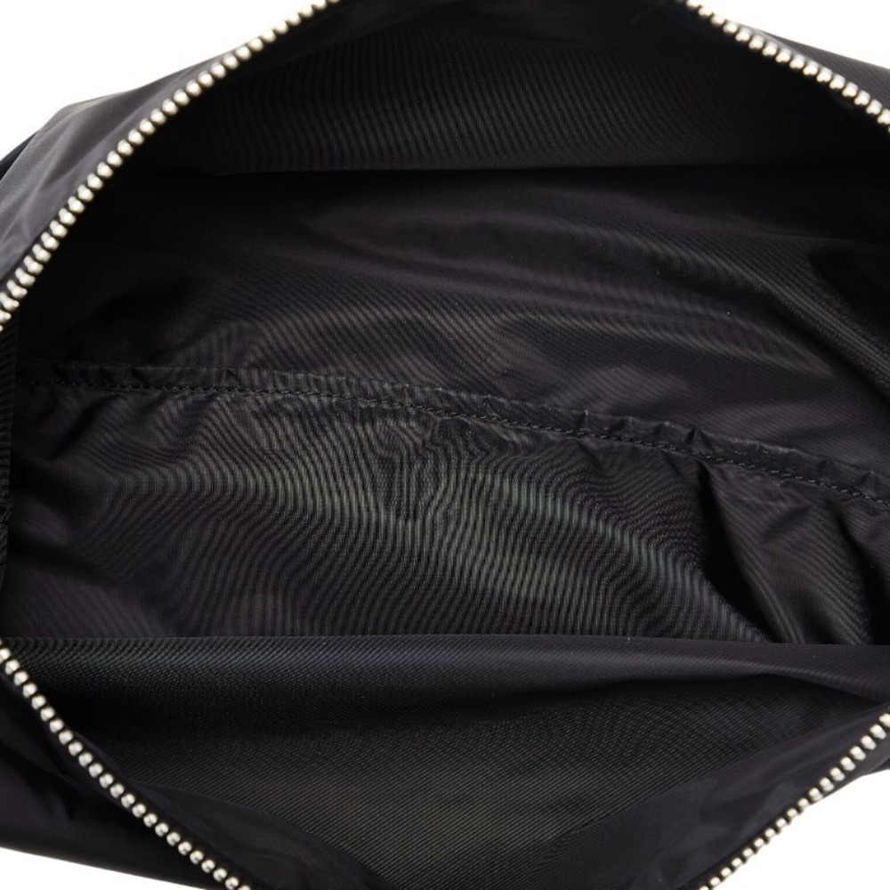 Prada Triangular Plate Pouch Black Nylon - image 6